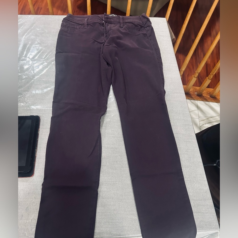 Express Deep Purple Jeans